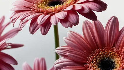 Foto op Canvas pink gerber daisy © Habiba