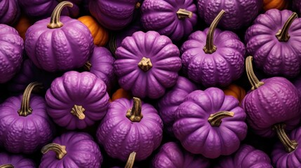 The background of many pumpkins is in Violet color.