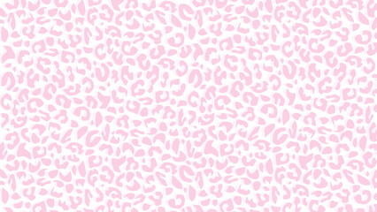 Leopard skin fur texture pink background  © Lara