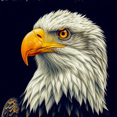 Obraz premium eagle as wallpaper pattern seamlessly mergeable, tile, ai generated