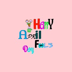 April Fool's Day Card:Social media templates for April fool's day.vector illustration colorful design April fool's day party invitation card . Flyer, Poster, Brochure, Invitation, Vector format