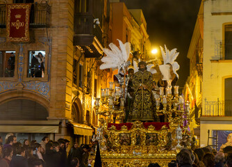 Paso de la Sentencia de la hermandad de la Macarena, semana santa de Sevilla