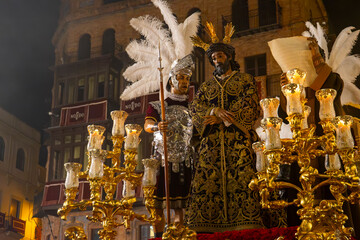 Paso de la Sentencia de la hermandad de la Macarena, semana santa de Sevilla