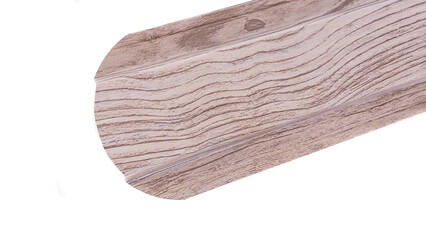 Blockhouse rails for fence colored colorful metal profile elements isolated