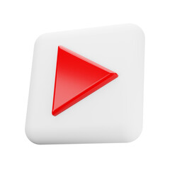 Play Button 3d Illustration