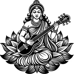 Vasant Panchami Illustration