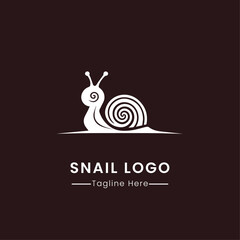 Snail logo vector template icon design