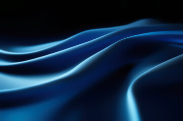 Soft curves of silky fabric. Showing presentations, layout, assembling your product, developing key visual layout.