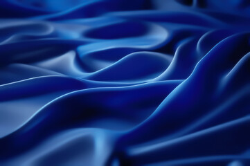 Fototapeta premium Soft curves of silky fabric. Showing presentations, layout, assembling your product, developing key visual layout.