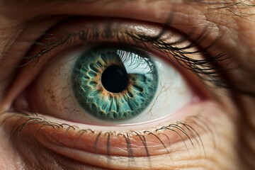 human iris hyper realism