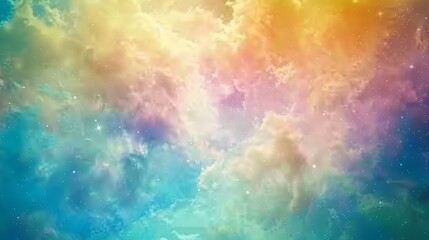 Fototapeta na wymiar Abstract Colorful Clouds Background, Dreamy Galaxy Texture