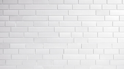 Fototapeta premium a white brick wall with a black fire hydrant