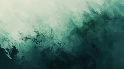 Obraz premium Abstract Ocean Wave Texture in Teal and Black for Backgrounds and Designs