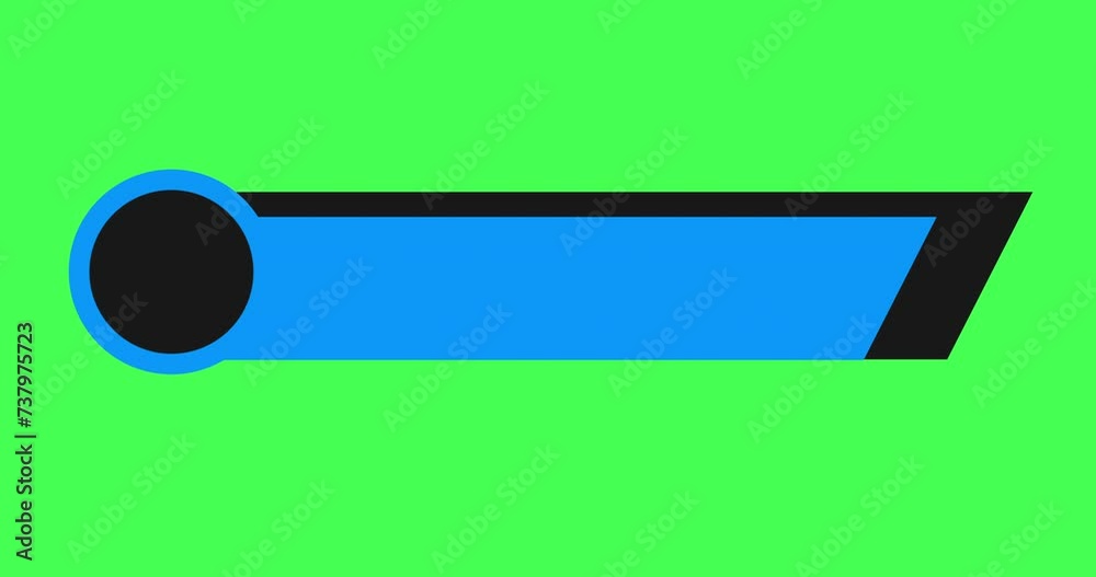Wall mural in and out animated simple lower third title banner infographic animation in 4k. hud call out titles