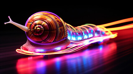Speed laser snail