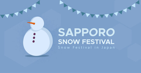 Snow festival in Japan, SAPPORO SNOW FESTIVAL. Snow festival celebration in Japan