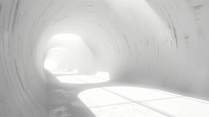 White tunnel