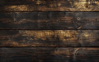 Wood background texture, dark gold and dark brown.