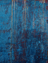 Grunge background with abstract colored texture. Old scratches, stain, paint splats, spots.