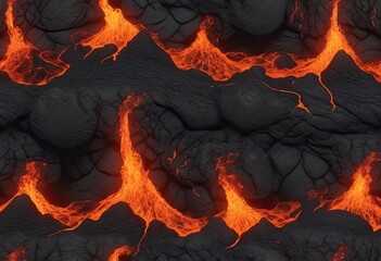 Texture of volcano lava