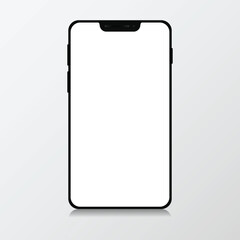 Digital Device Mockup with Blank Screen