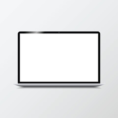 Digital Device Mockup with Blank Screen