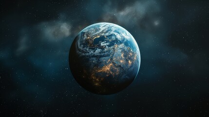 Obraz na płótnie Canvas A terraformed planet humanitys new home among the stars