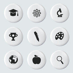 Design Vector with Set of Icons