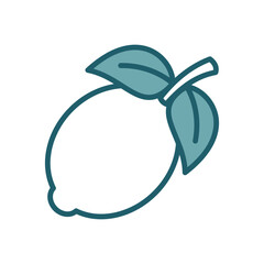 lemon icon vector design template simple and clean