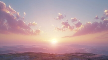 A captivating scene of a real majestic sunrise sky background