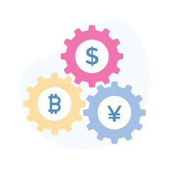 Get this beautiful and amazing icon of money management, editable vector