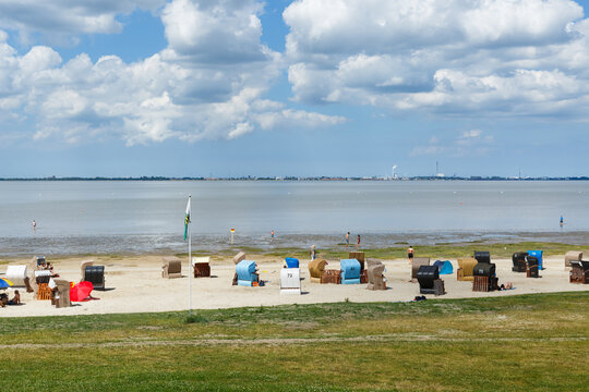 Strand im Nordseebad Dangast am Jadebusen
