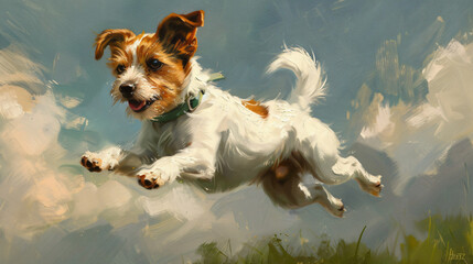 Adorable jack russell