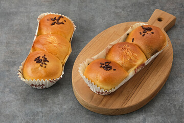 Roti Keju Coklat, bread with chocolate and cheese flavors, sweet and savory
