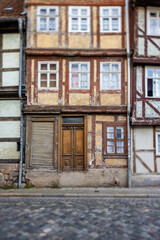 Fototapeta na wymiar historische Altstadt von Quedlinburg