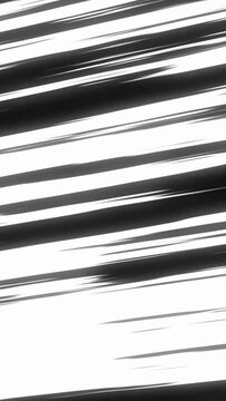 Animation of Fast moving Comic speed lines. White color animated background.