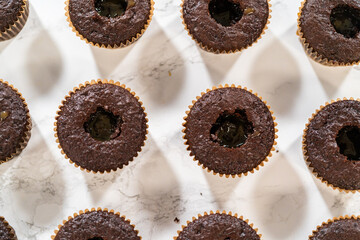 Baking Chocolate Cupcakes with Decadent Chocolate Frosting