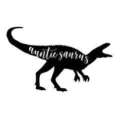 Auntie Saurus SVG Cut File