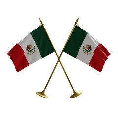 3D Mexico Flag