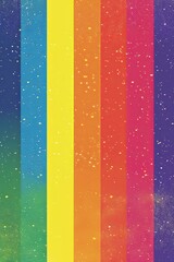 Gay Pride Background with Rainbow Colors
