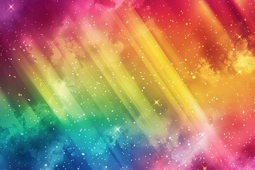 Gay Pride Background with Rainbow Colors - obrazy, fototapety, plakaty