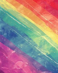 Gay Pride Background with Rainbow Colors - obrazy, fototapety, plakaty