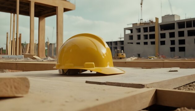 Construction hard hat as a work safety
