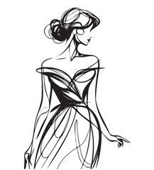 Fashion models sketch