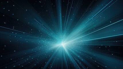 Naklejka premium Hyperspace Travel Light Speed Abstract Background