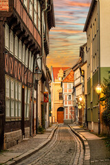 Fototapeta premium historische Altstadt von Quedlinburg