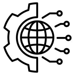 Digital Transformation Icon