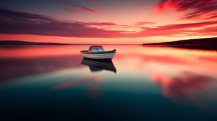 Peaceful lake background, nature, ecology, ecotourism