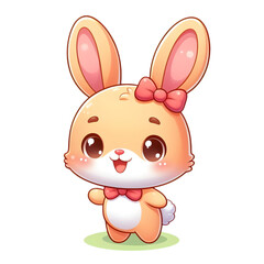 Fototapeta premium Cute Bunny Rabbit
