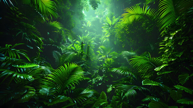 Lush Escape Tropical Rainforest Canopy
